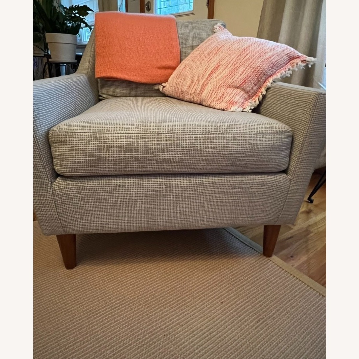 West Elm Everett Chair Fabric Armchair - image-3