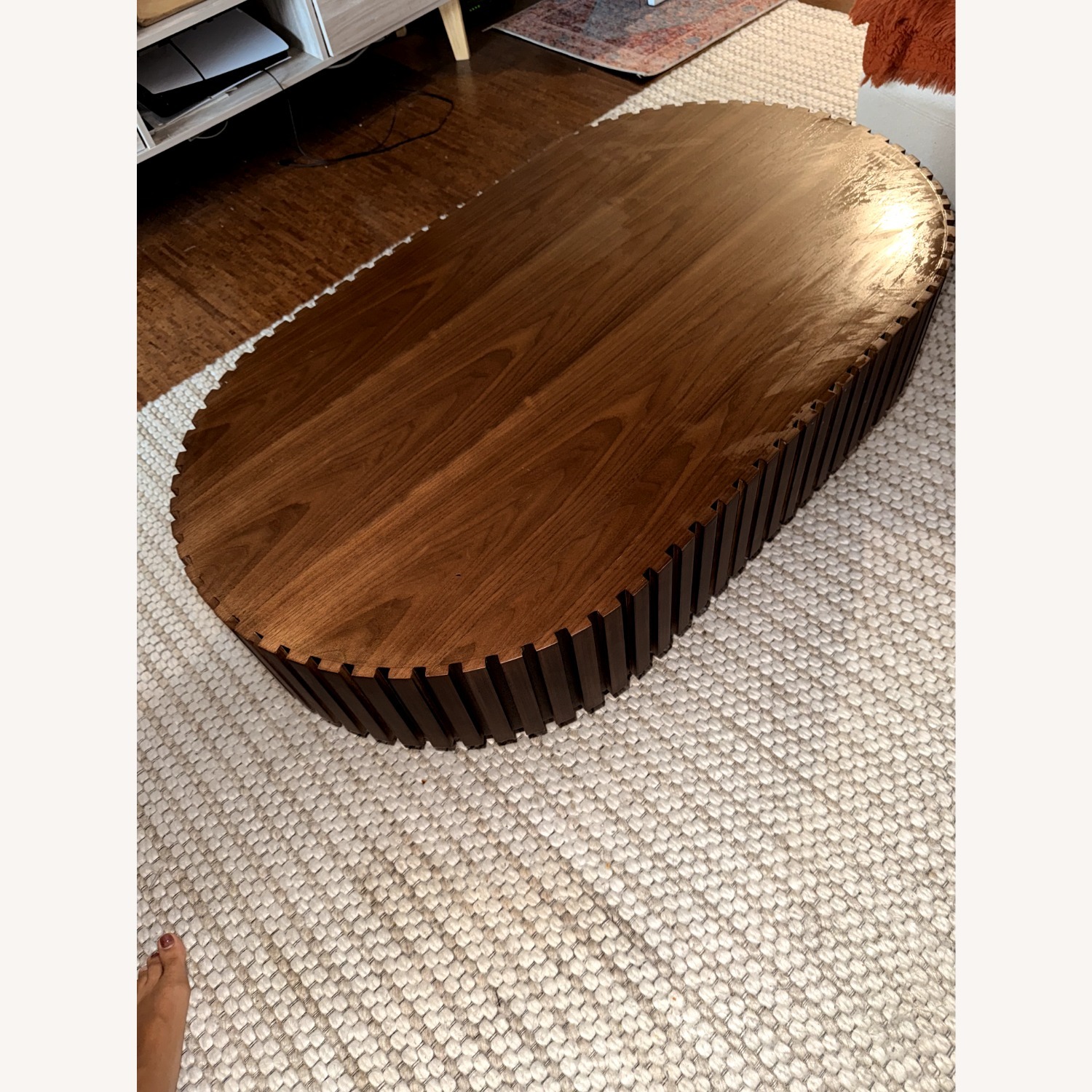 Wayfair Dark Brown Wood Coffee Table - image-2