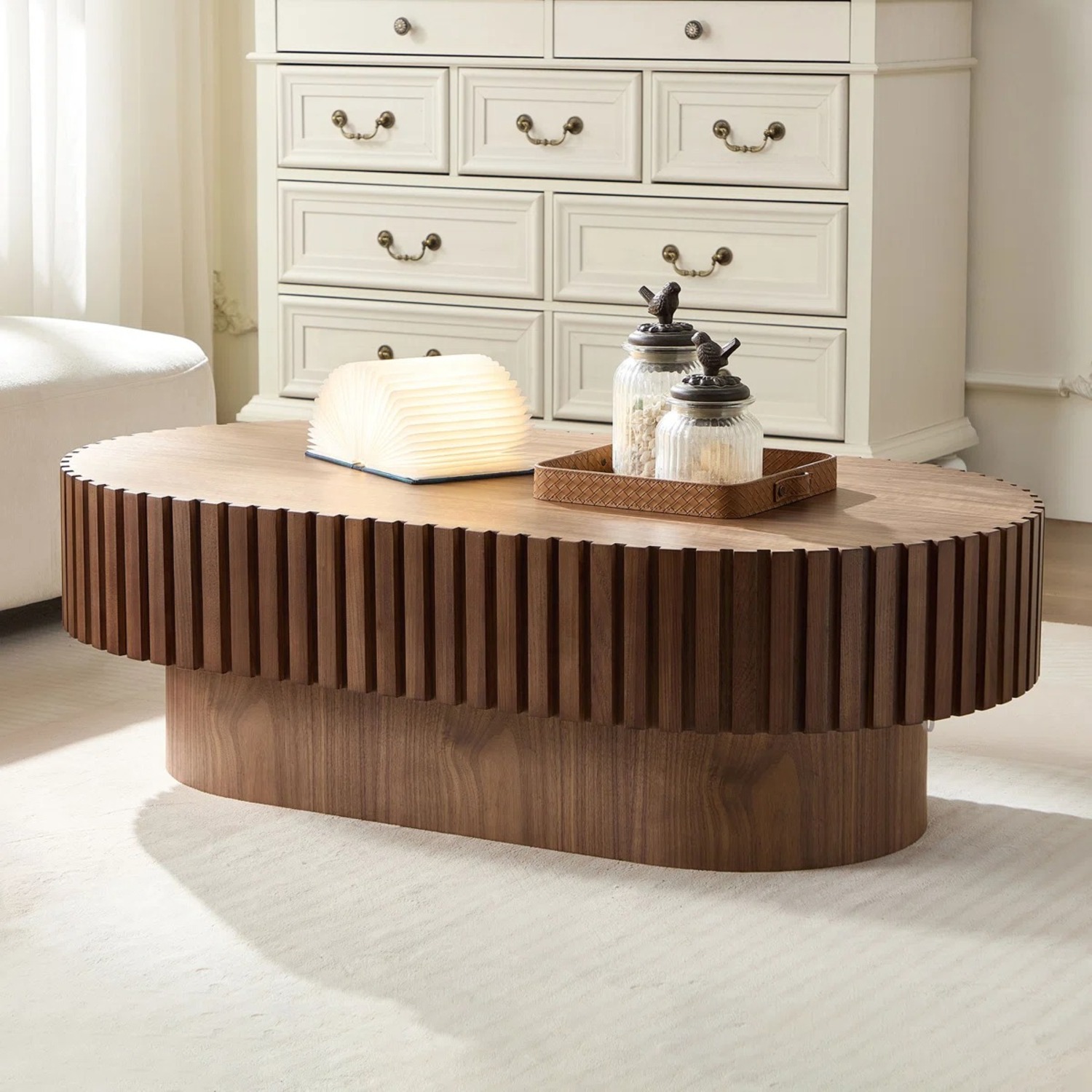 Wayfair Dark Brown Wood Coffee Table - image-0