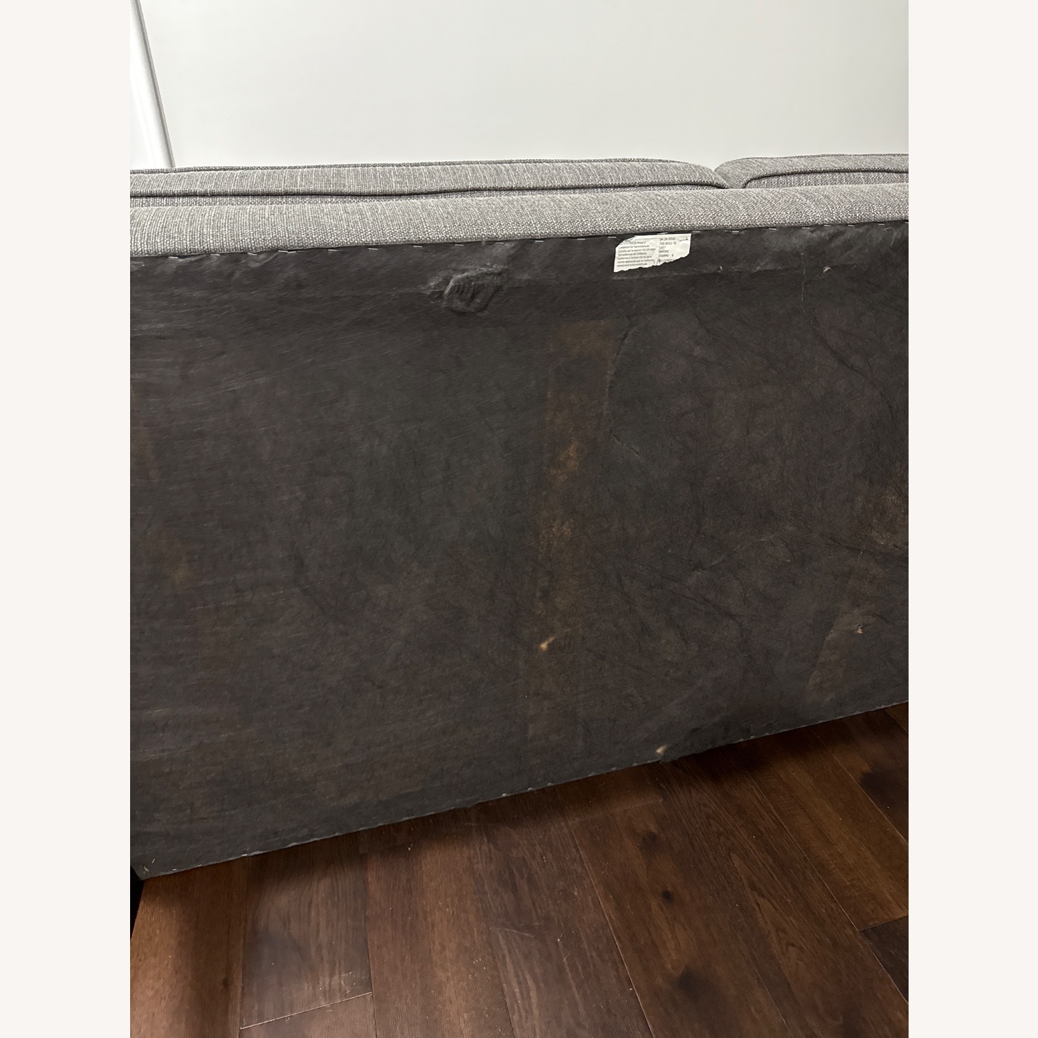 Crate & Barrel Rochelle Fabric 3 Seater Sofa - image-2