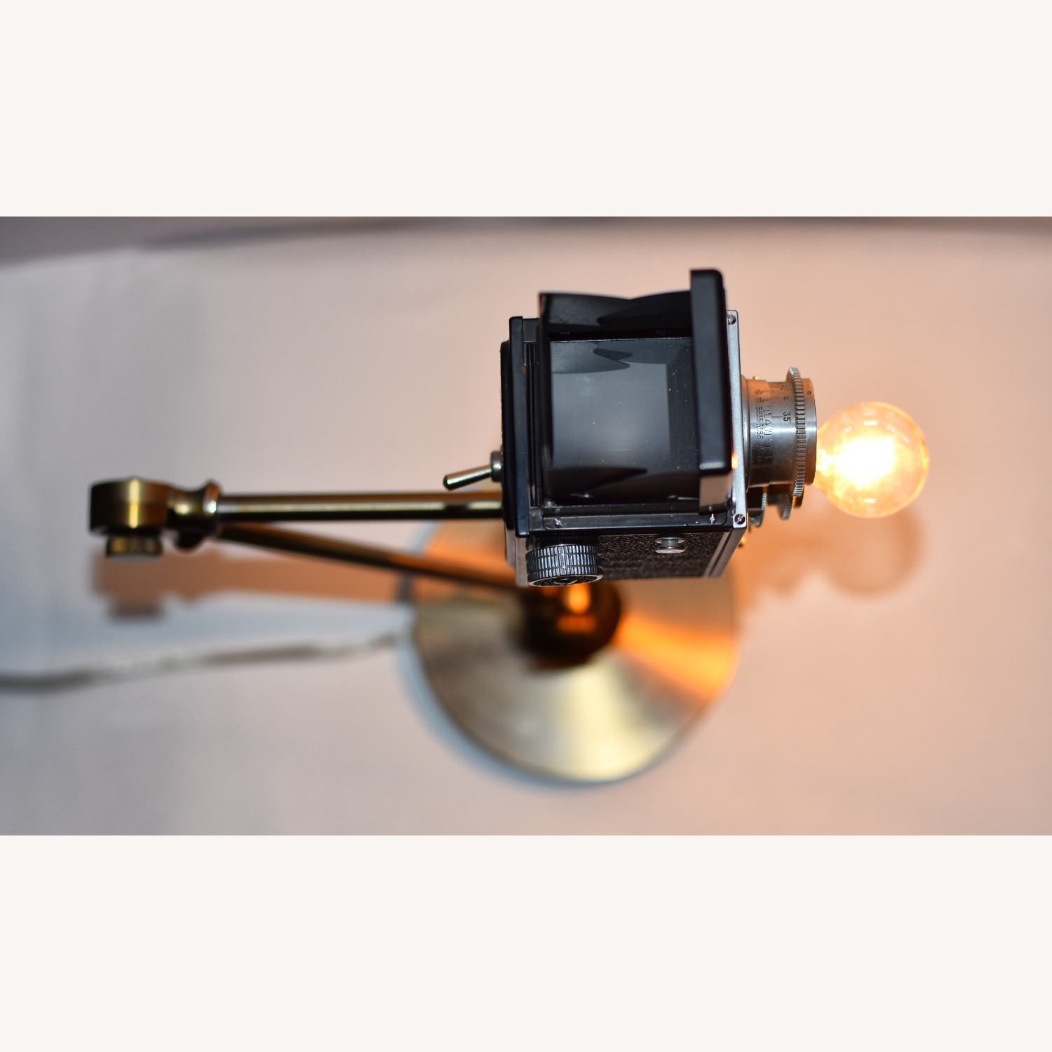 Vintage Ricohflex Camera Lamp - image-3