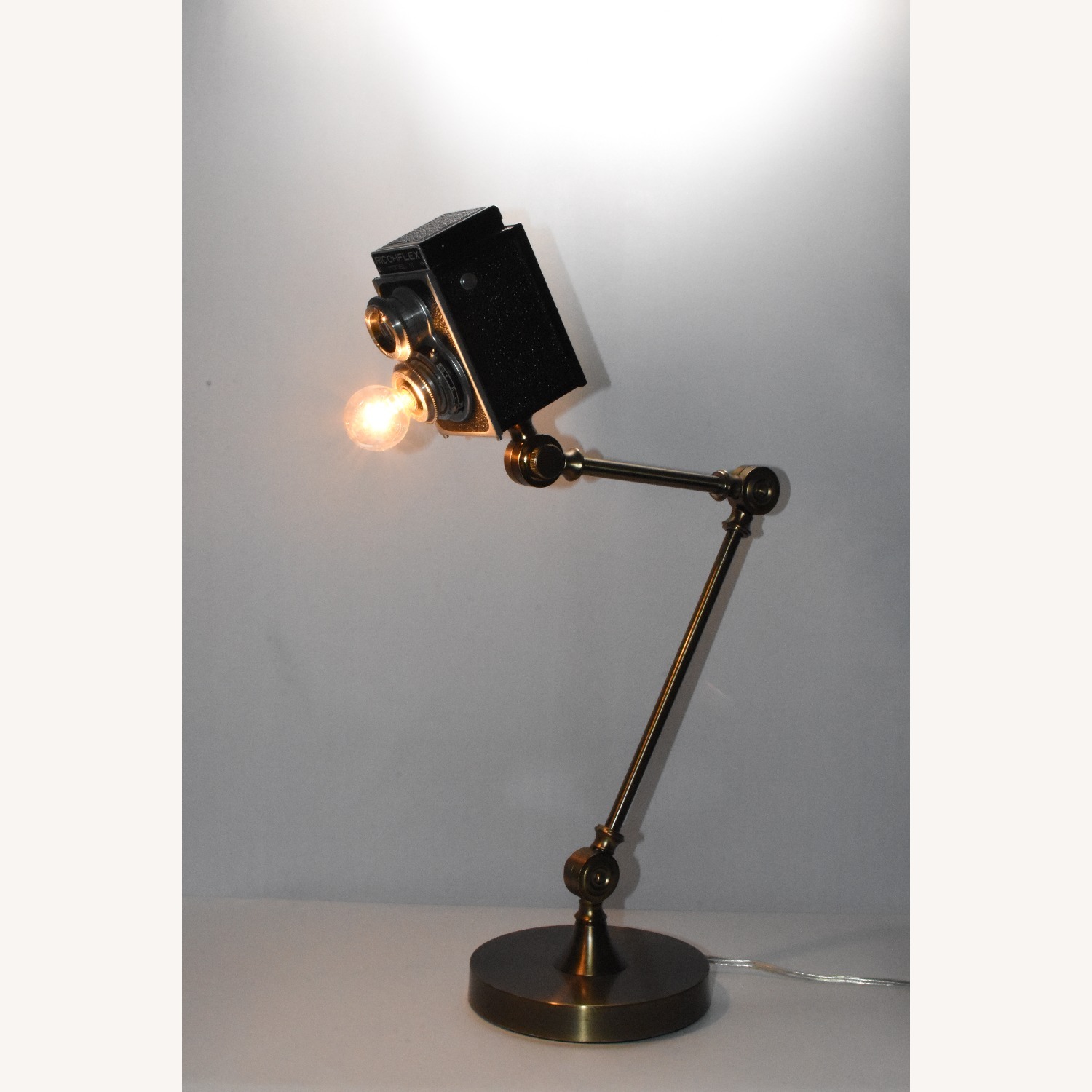Vintage Ricohflex Camera Lamp - image-2