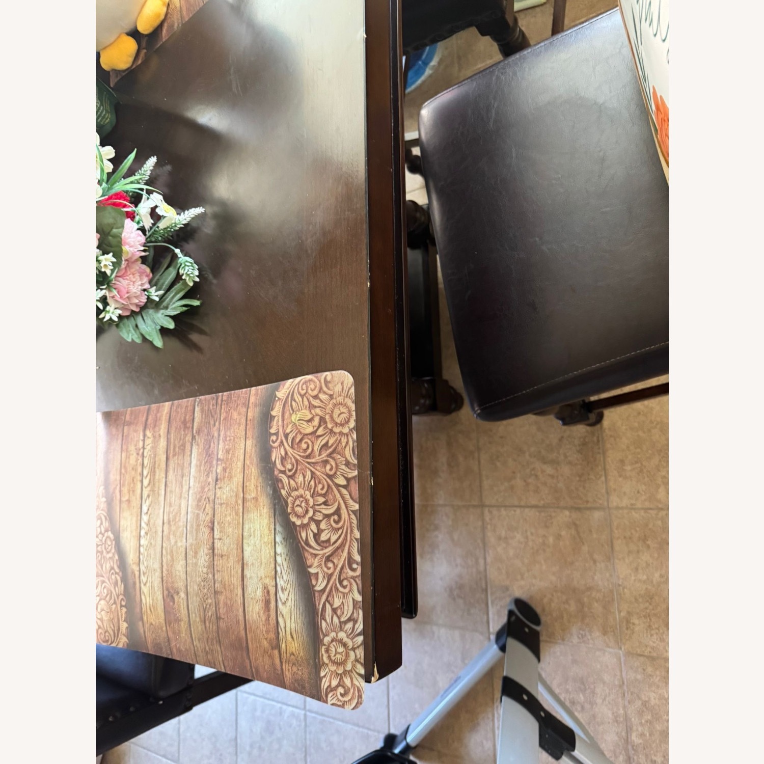 Ashley Solid Wood Dining Table with 6 Chairs - image-8