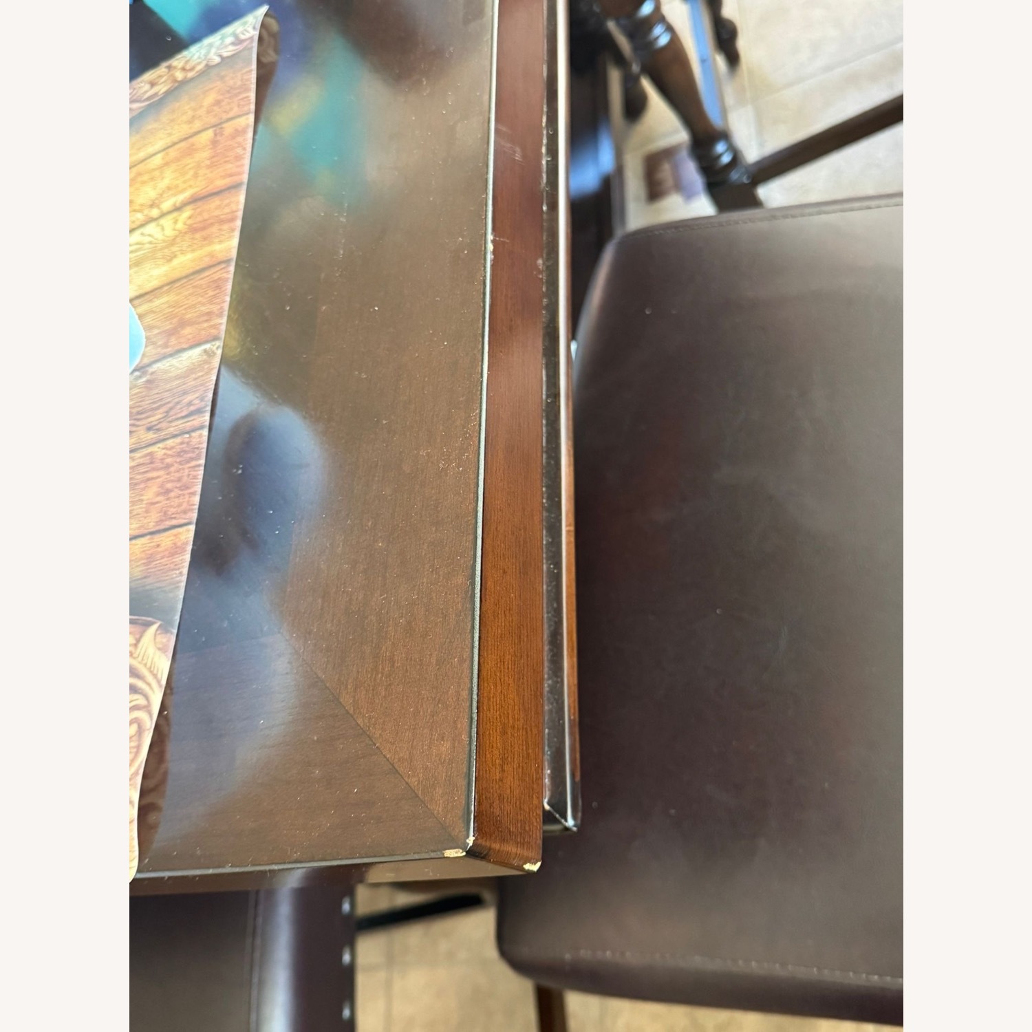 Ashley Solid Wood Dining Table with 6 Chairs - image-7