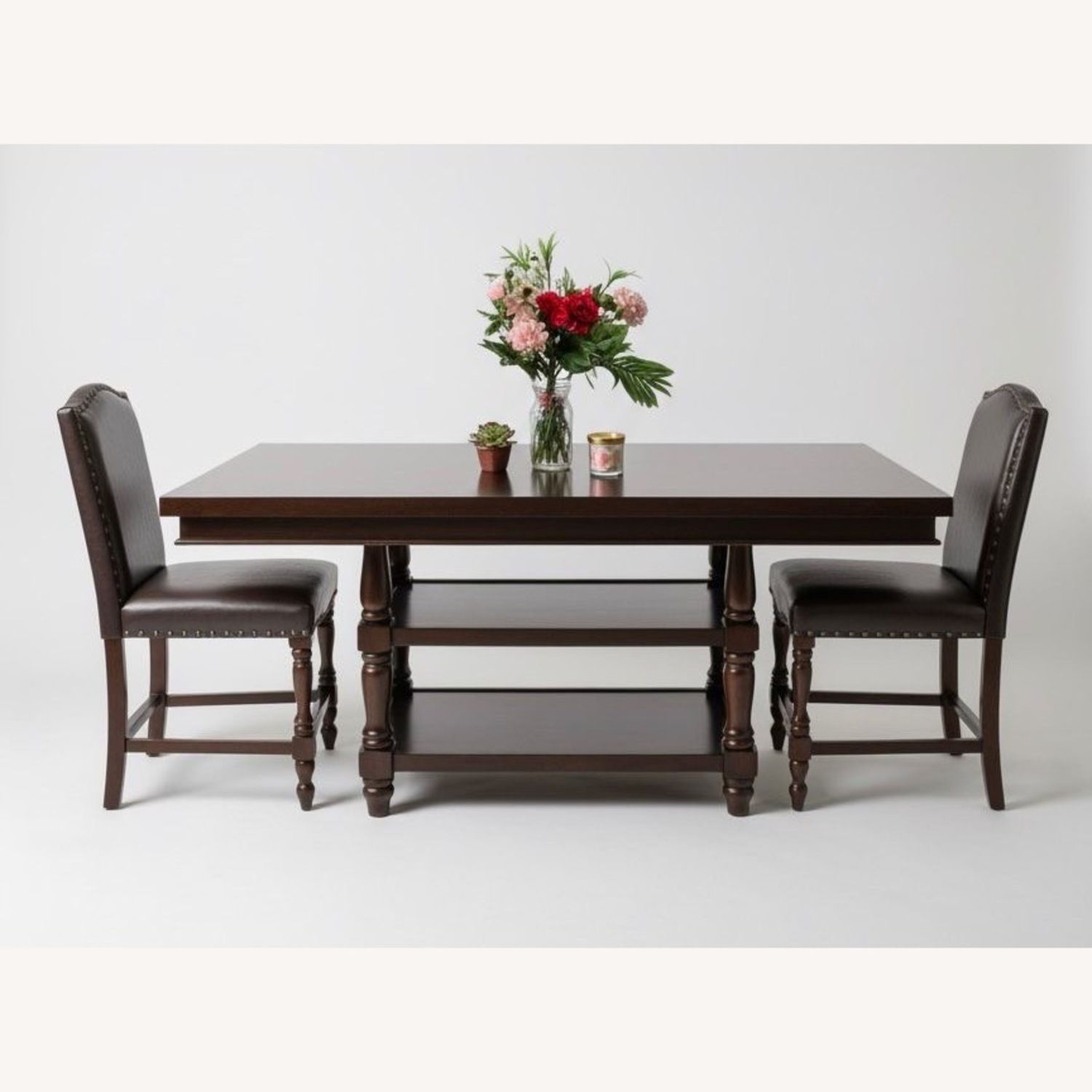 Ashley Solid Wood Dining Table with 6 Chairs - image-6