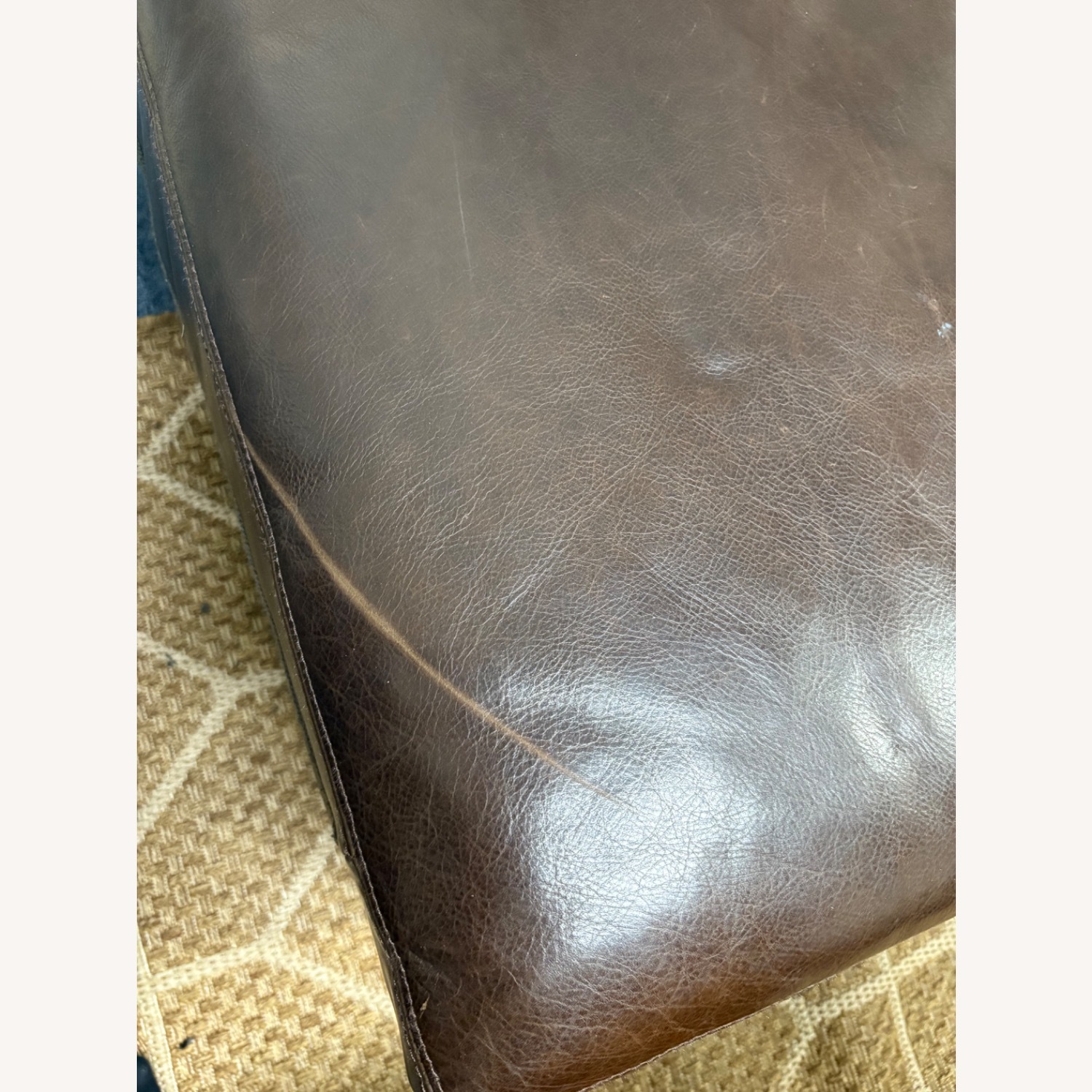 Restoration Hardware Maxwell Leather Sectional - image-5