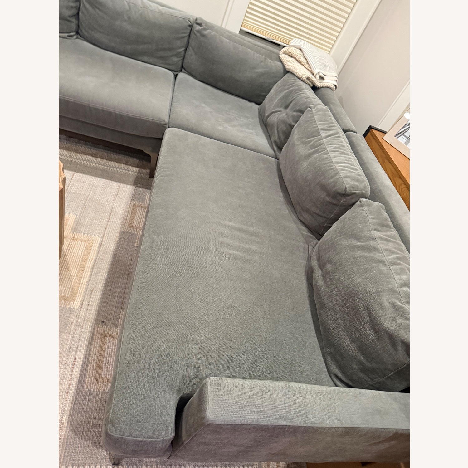West Elm Andes Light Gray 3+ Piece Sectional - image-11