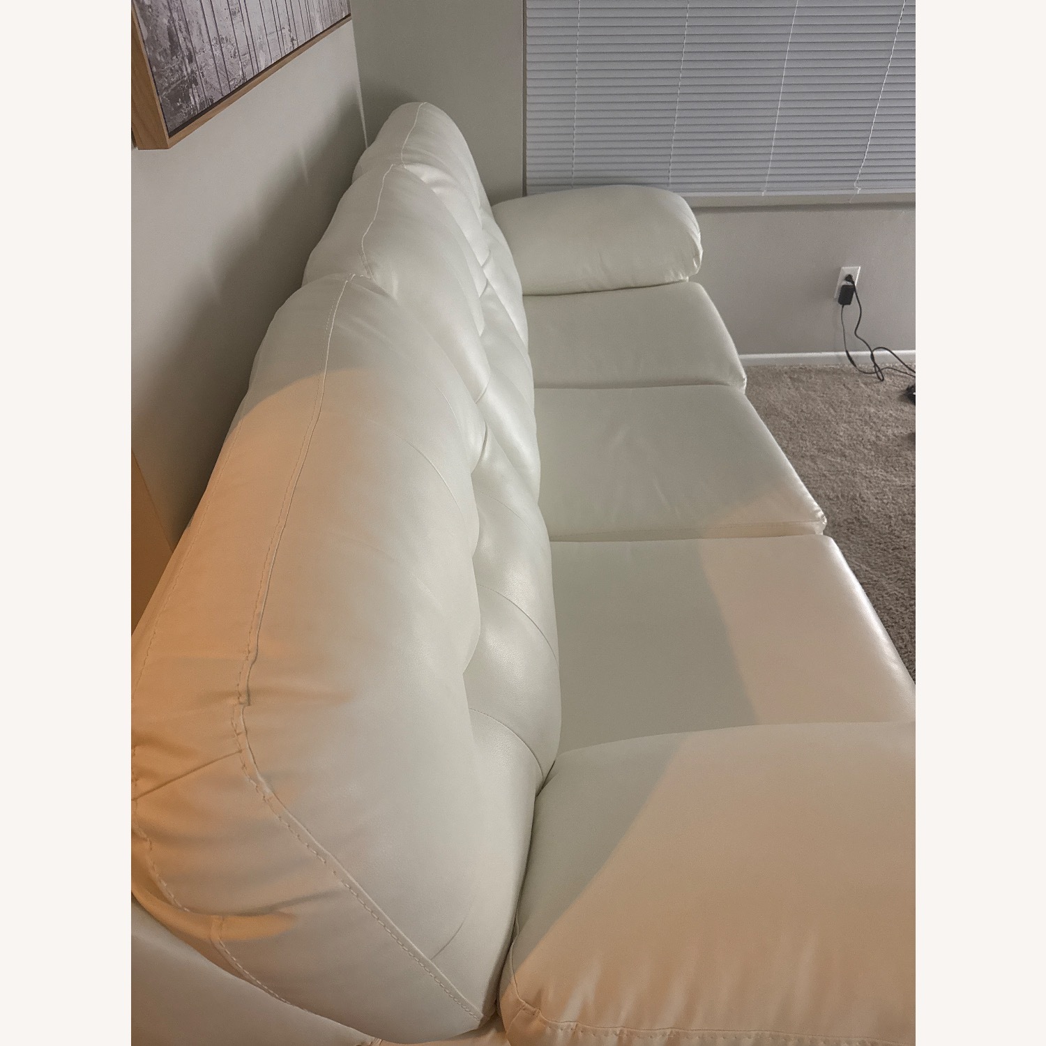 Ashley Furniture Donlen White 3+ Seater Sofa - image-2