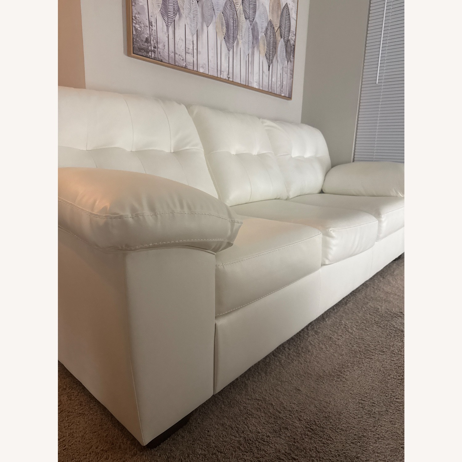 Ashley Furniture Donlen White 3+ Seater Sofa - image-4