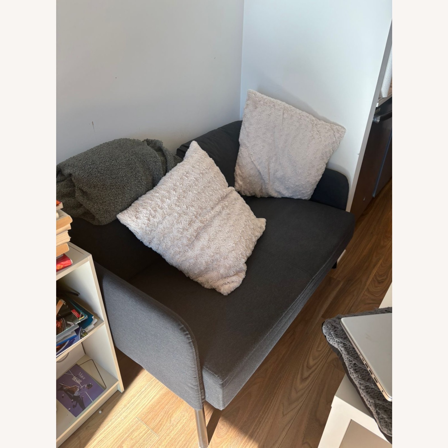 IKEA LINANÄS Blue Fabric Chaise Lounge - image-3