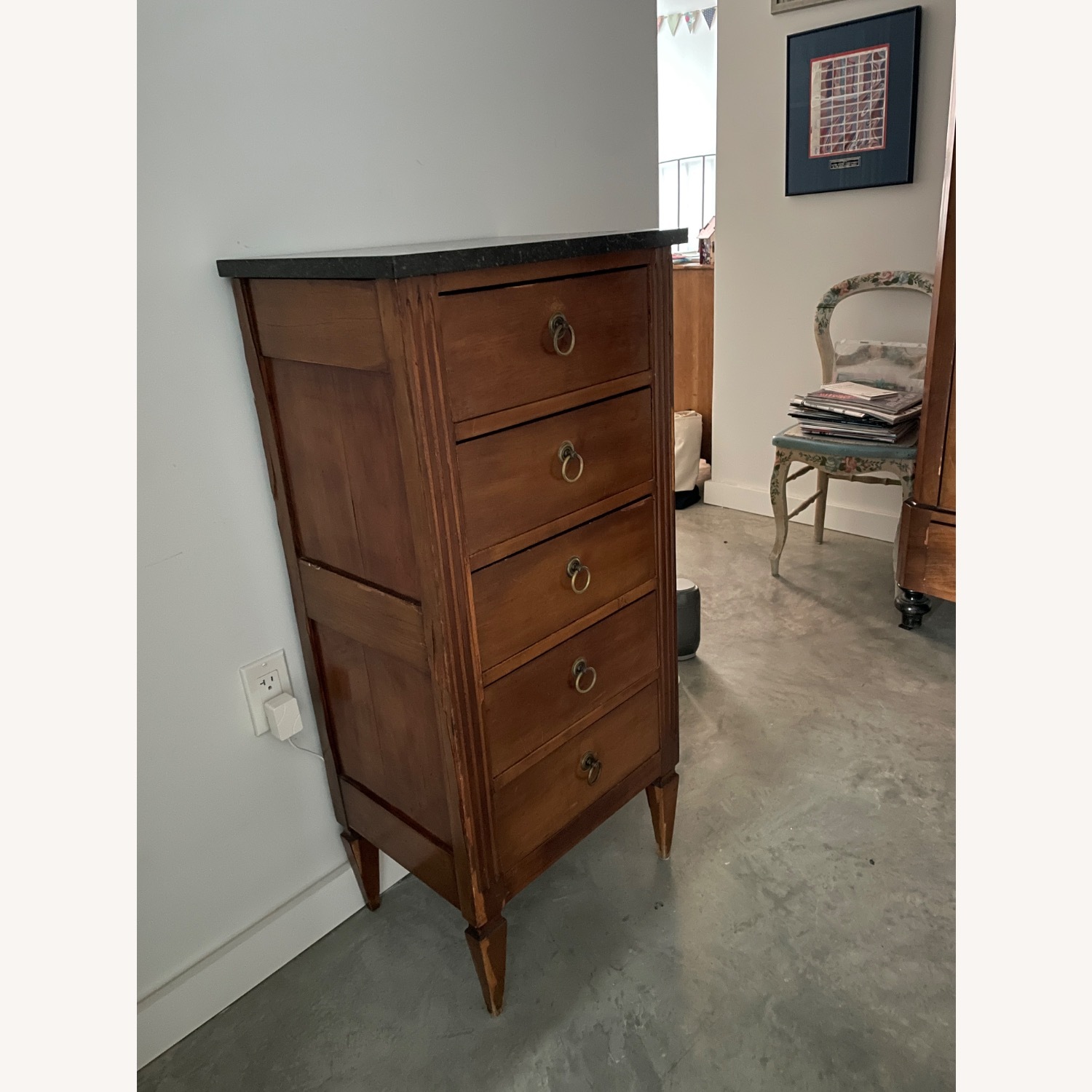 Antique French Empire Chiffonnier - image-3