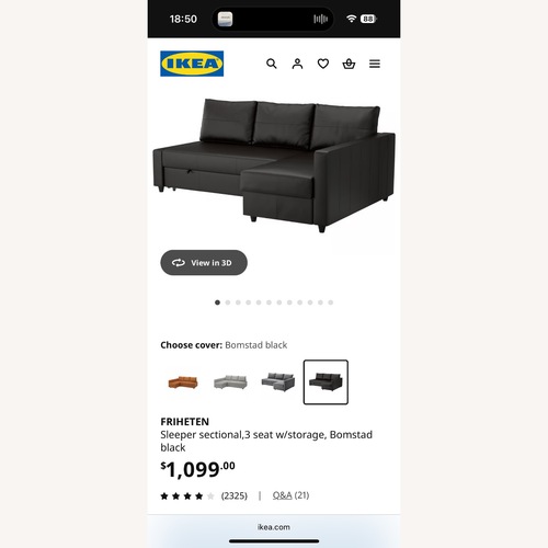 Used IKEA Sleeper Sofa for sale on AptDeco