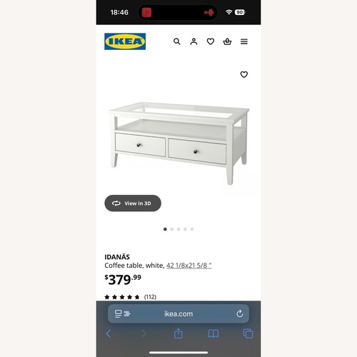 Used IKEA Coffee Table for sale on AptDeco