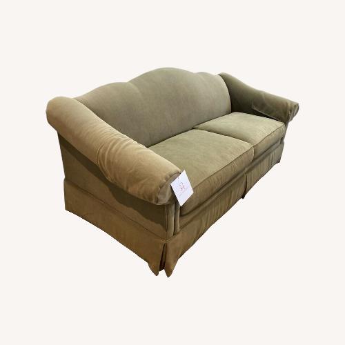 Used Drexel Heritage Fabric Skirted 2-Cushion Sofa for sale on AptDeco
