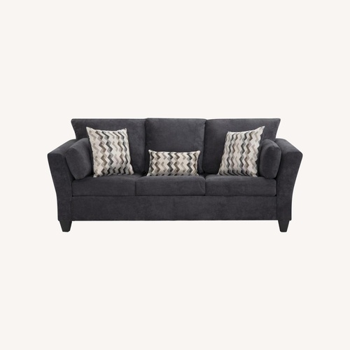 Used Light Gray Polyurethane 3+ Seater Sofa for sale on AptDeco