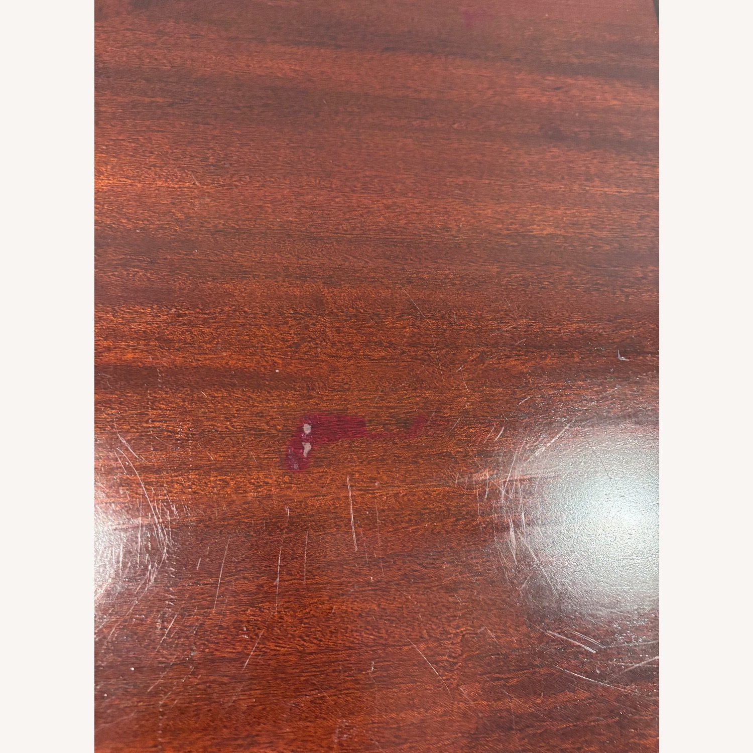 Dark Brown Wood Desk - image-4