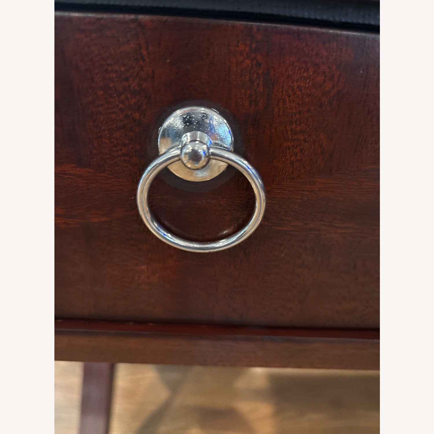 Dark Brown Wood Desk - image-9