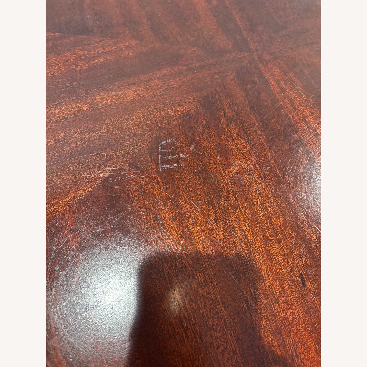 Dark Brown Wood Desk - image-7