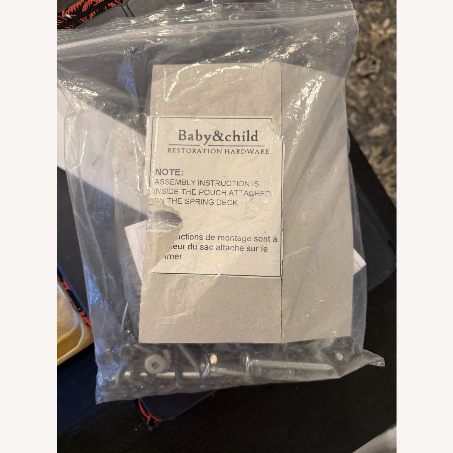 Restoration Hardware Baby & Child Marcelle Light Gray Crib - image-6