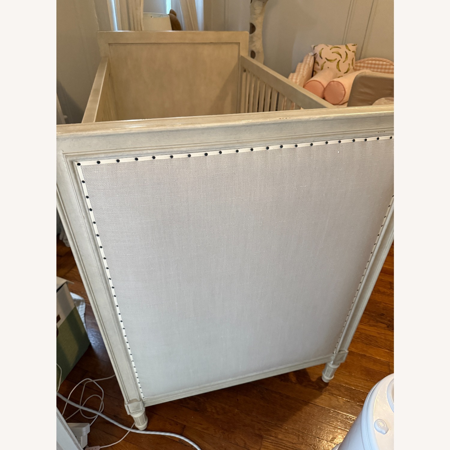 Restoration Hardware Baby & Child Marcelle Light Gray Crib - image-2
