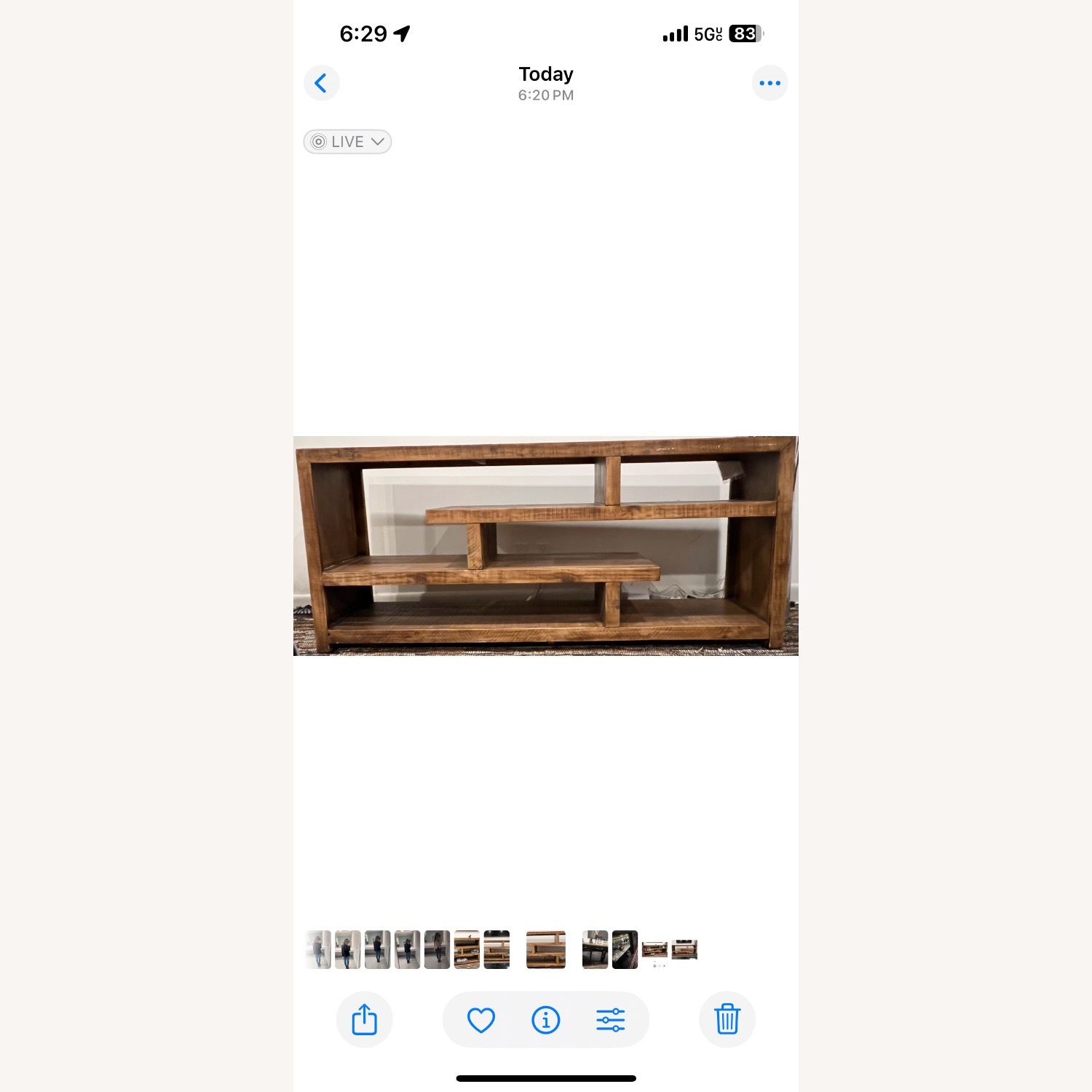 West Elm Wood Console - image-2