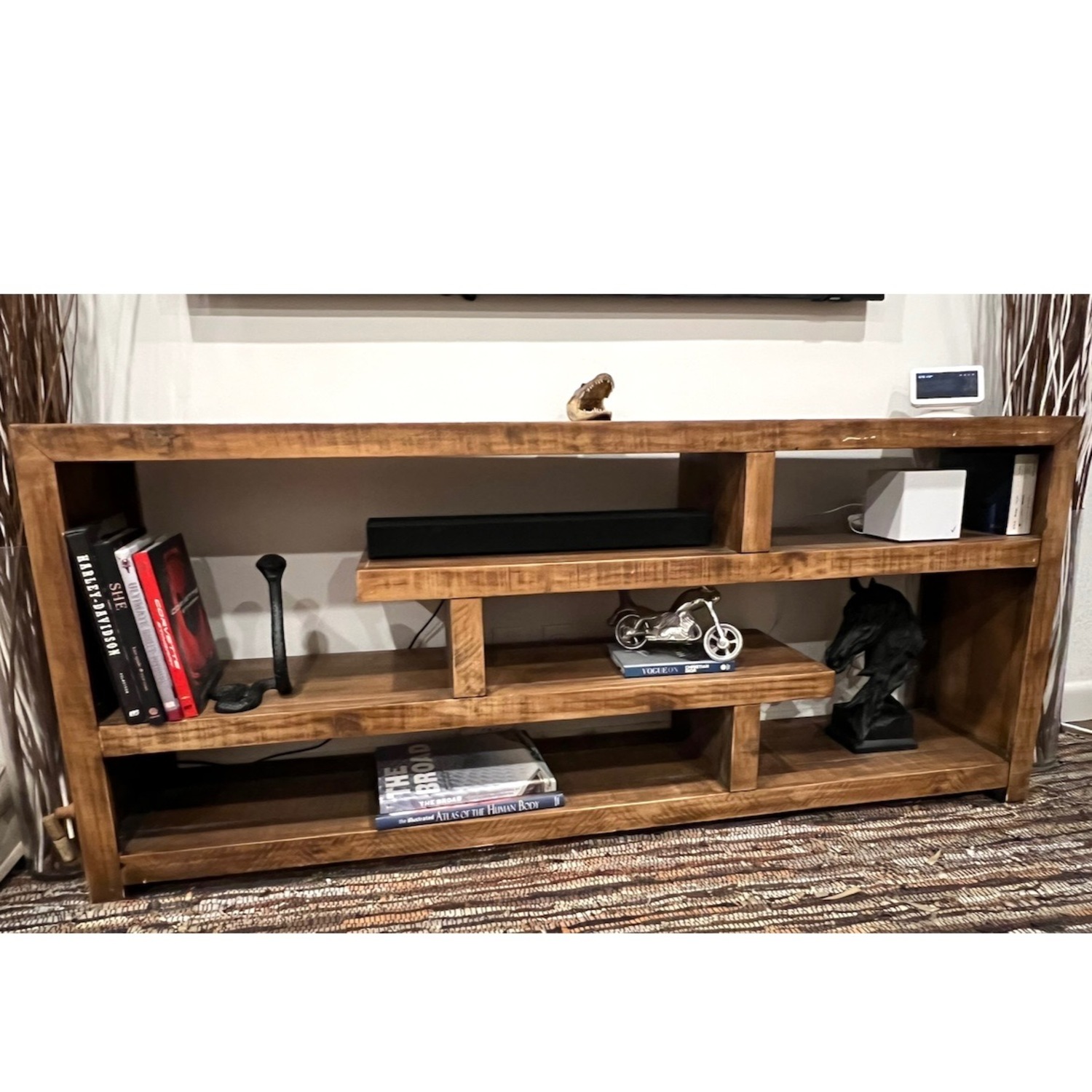 West Elm Wood Console - image-1