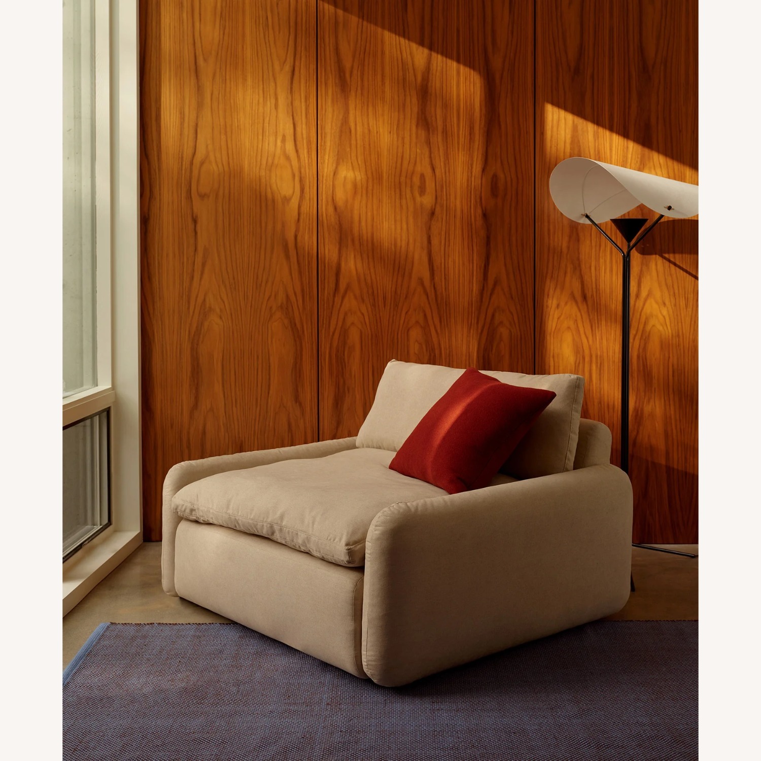 Floyd Oat Sink Down Sectional Accent Chair - image-3