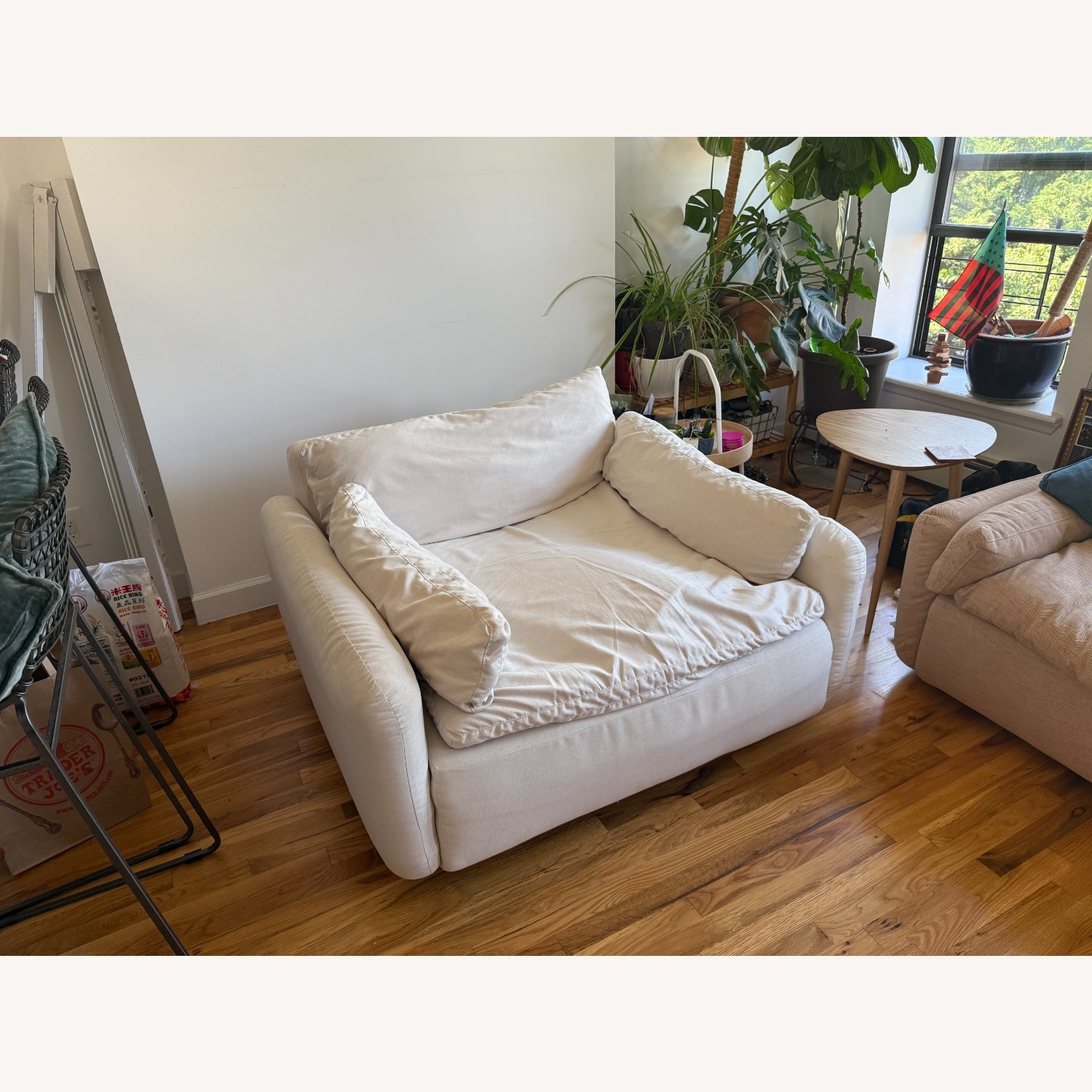 Floyd Oat Sink Down Sectional Accent Chair - image-1