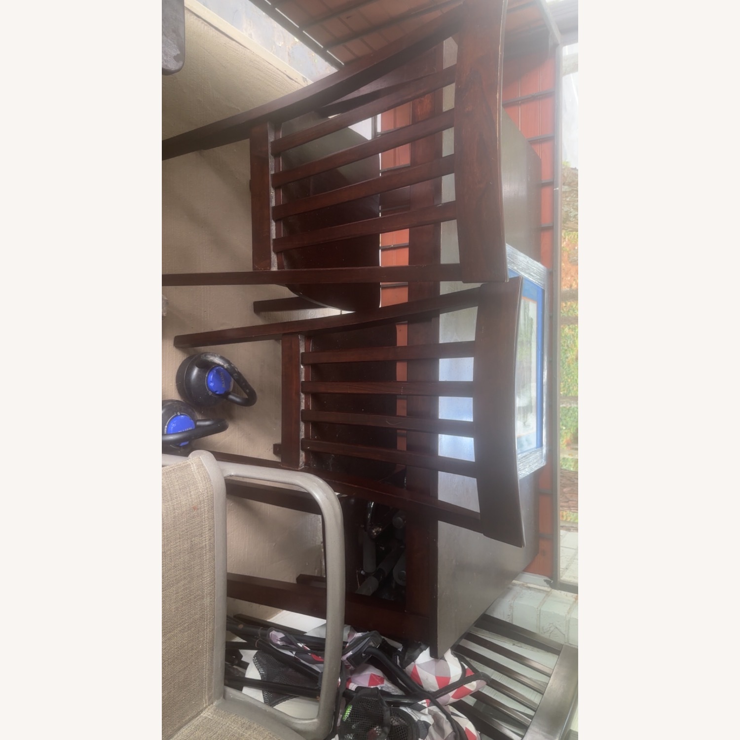 Wood Dining Room Table With 4 Chairs - image-3