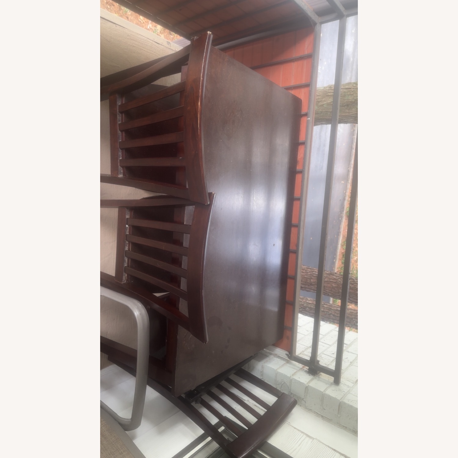 Wood Dining Room Table With 4 Chairs - image-1