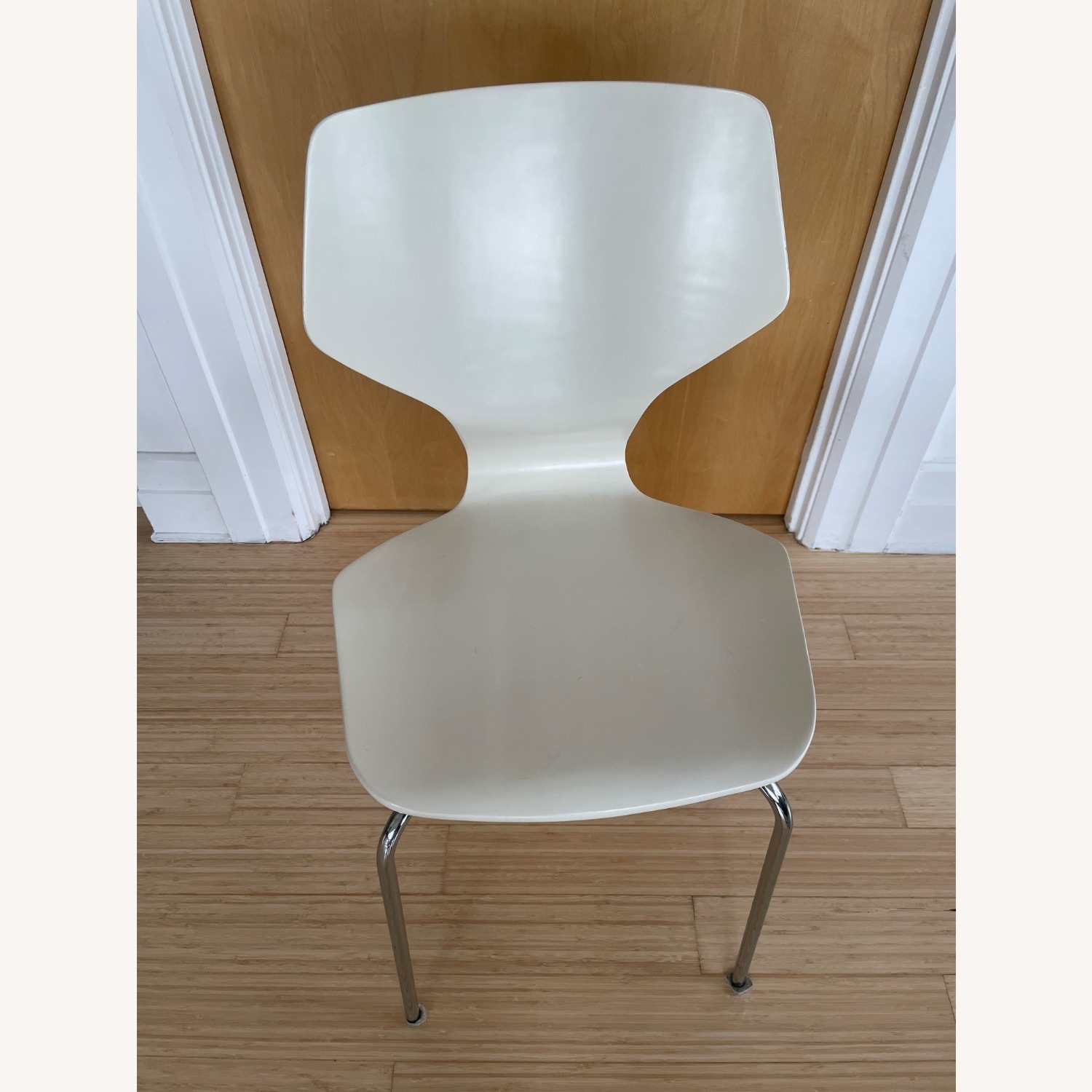 Room & Board Pike White Dining Chairs - image-3