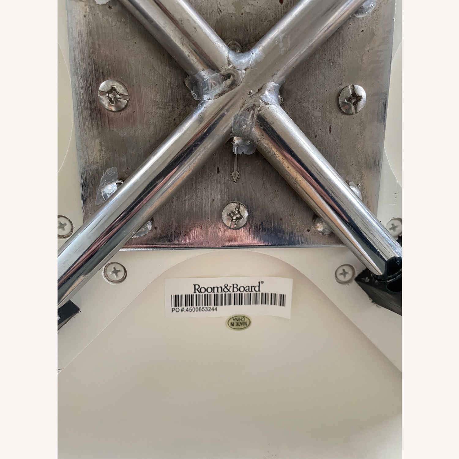 Room & Board Pike White Dining Chairs - image-4