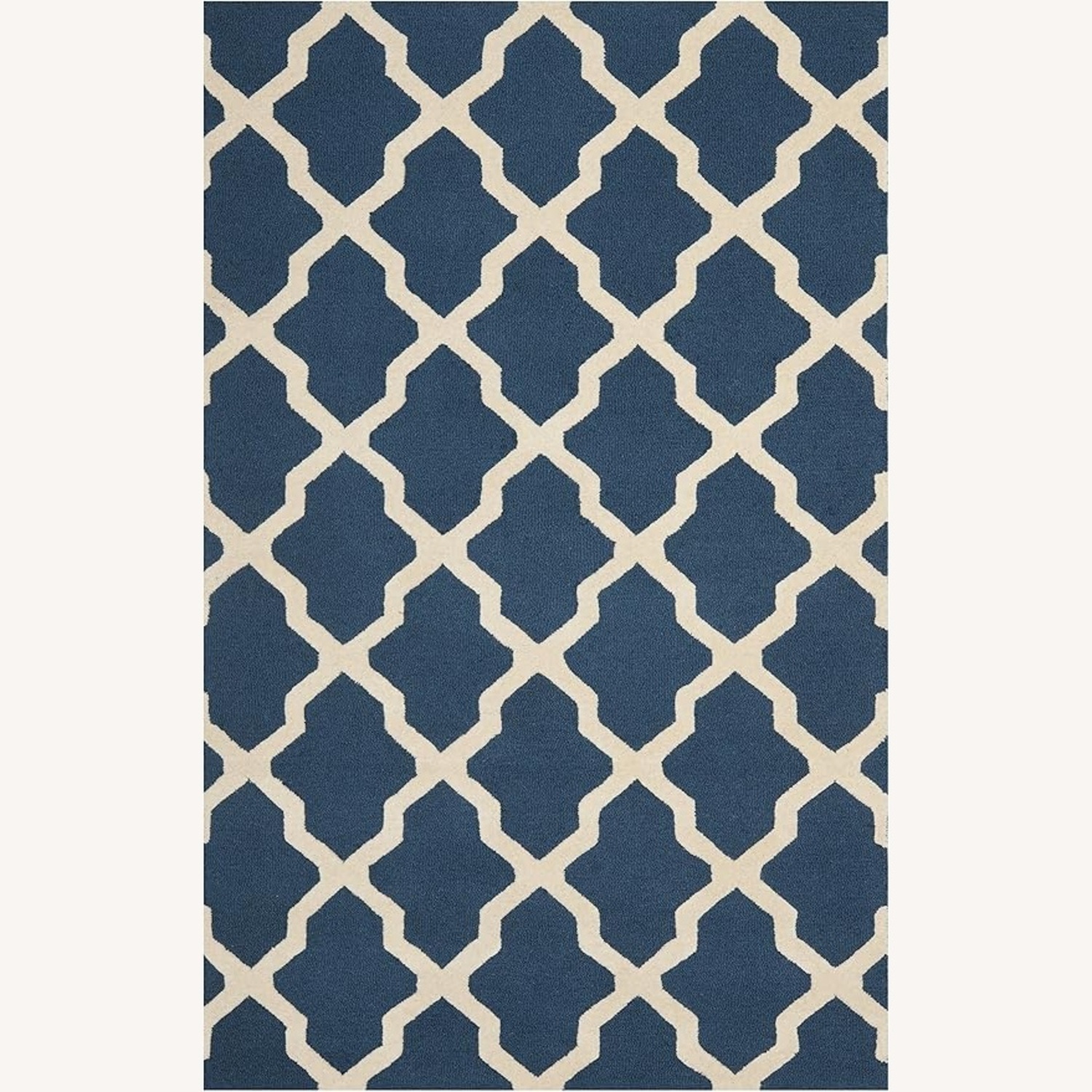 IKEA Blue Area Rug 5' x 8' - image-5