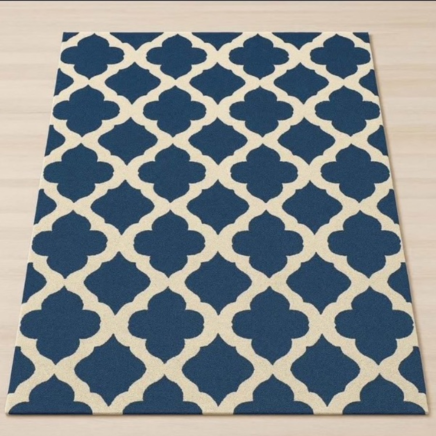 IKEA Blue Area Rug 5' x 8' - image-2
