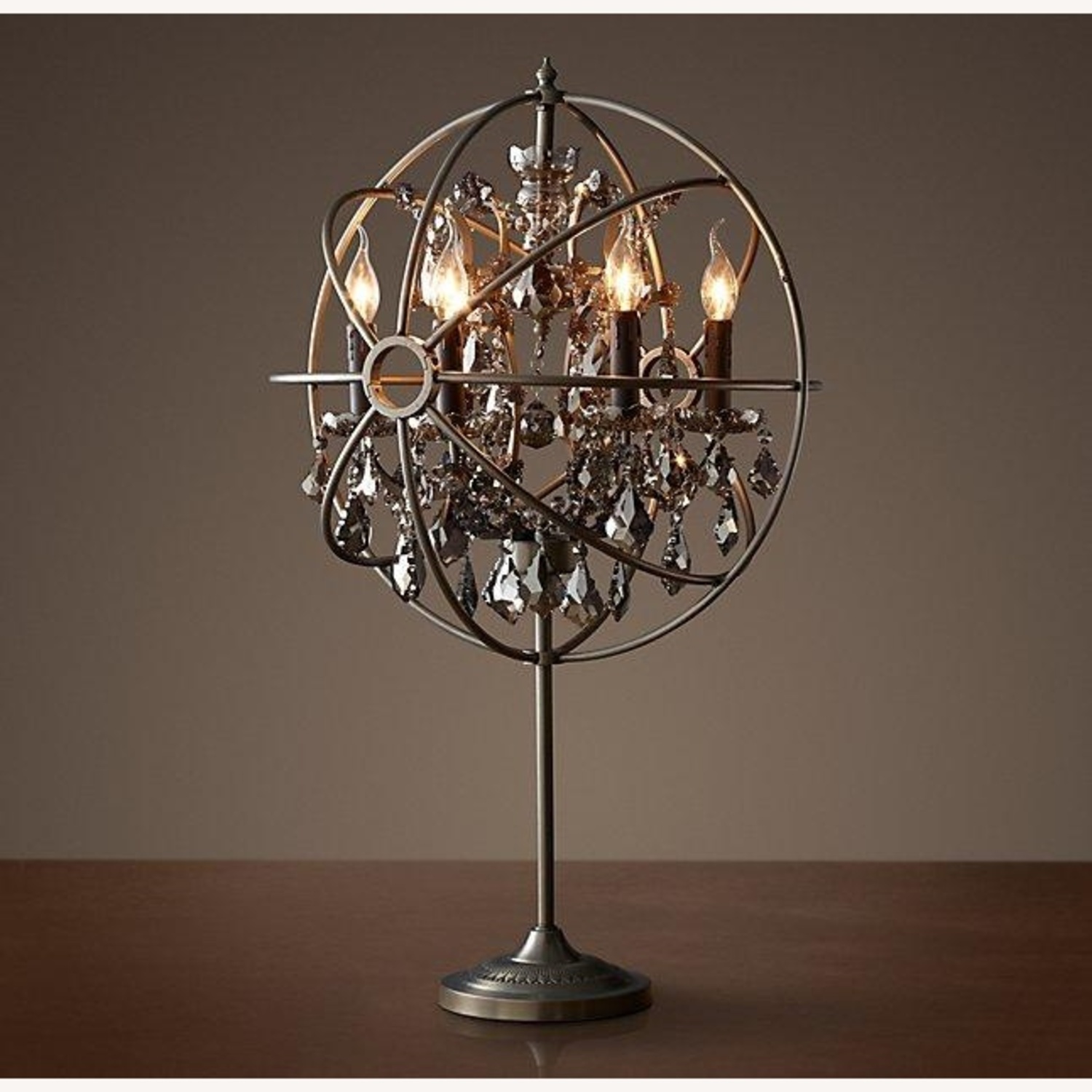 Restoration Hardware Foucaults Crystal Table Lamp - image-0