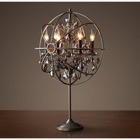 Restoration Hardware Foucaults Crystal Table Lamp