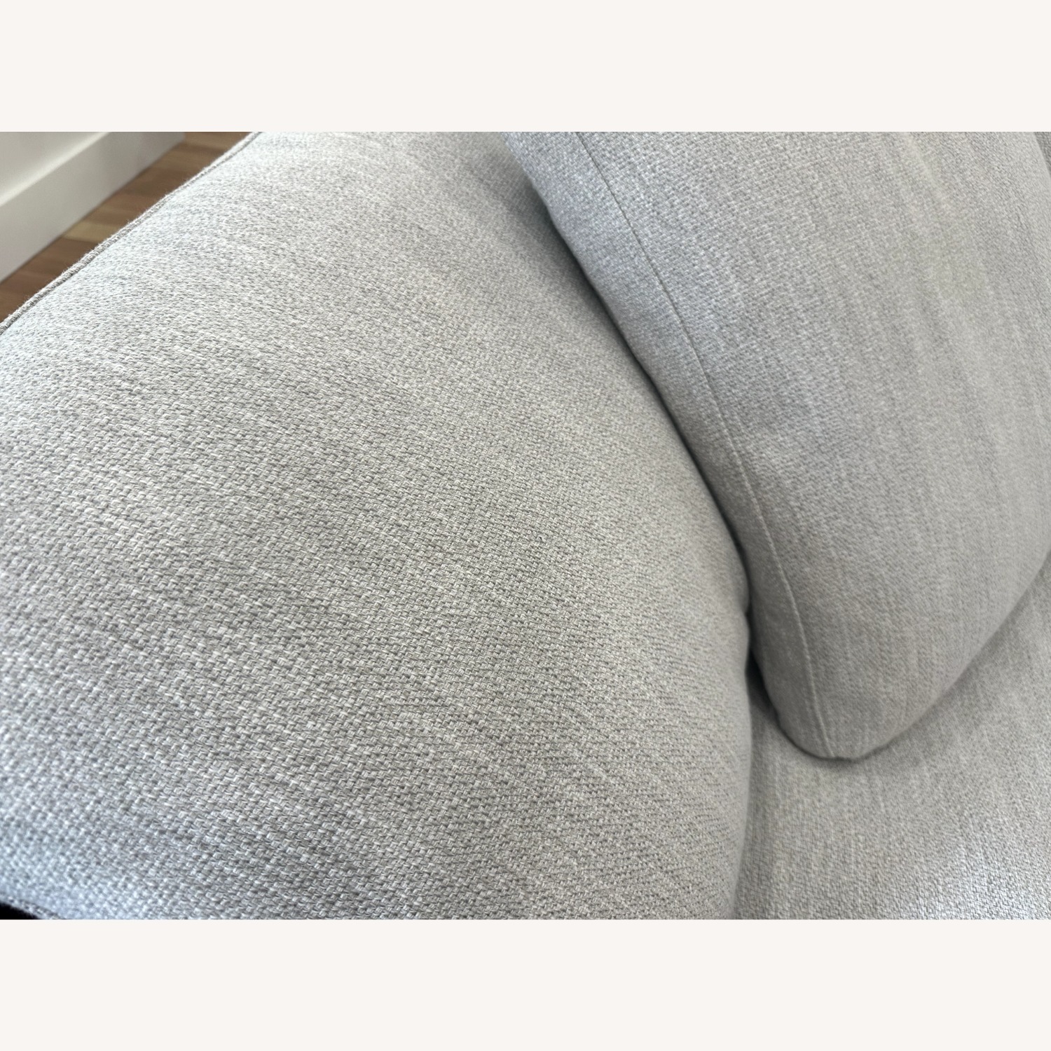 Restoration Hardware Cloud Light Gray Linen Loveseat - image-5
