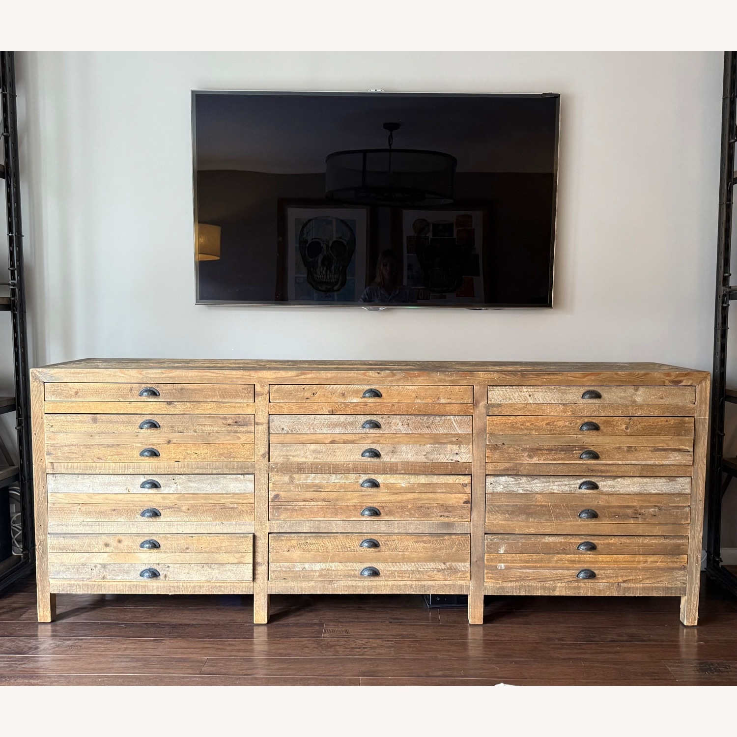 Restoration Hardware Printmaker’s Media Console - image-1