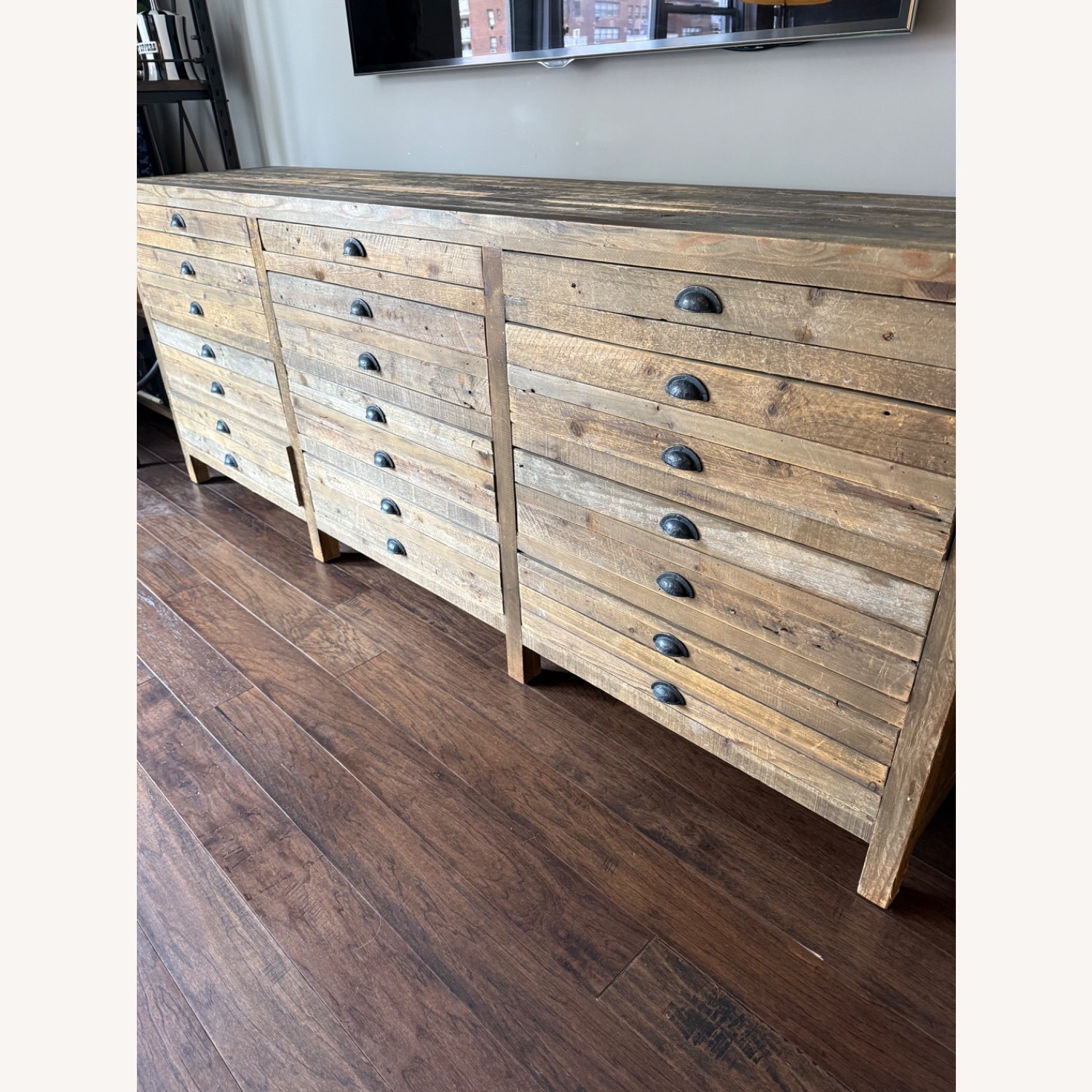 Restoration Hardware Printmaker’s Media Console - image-6