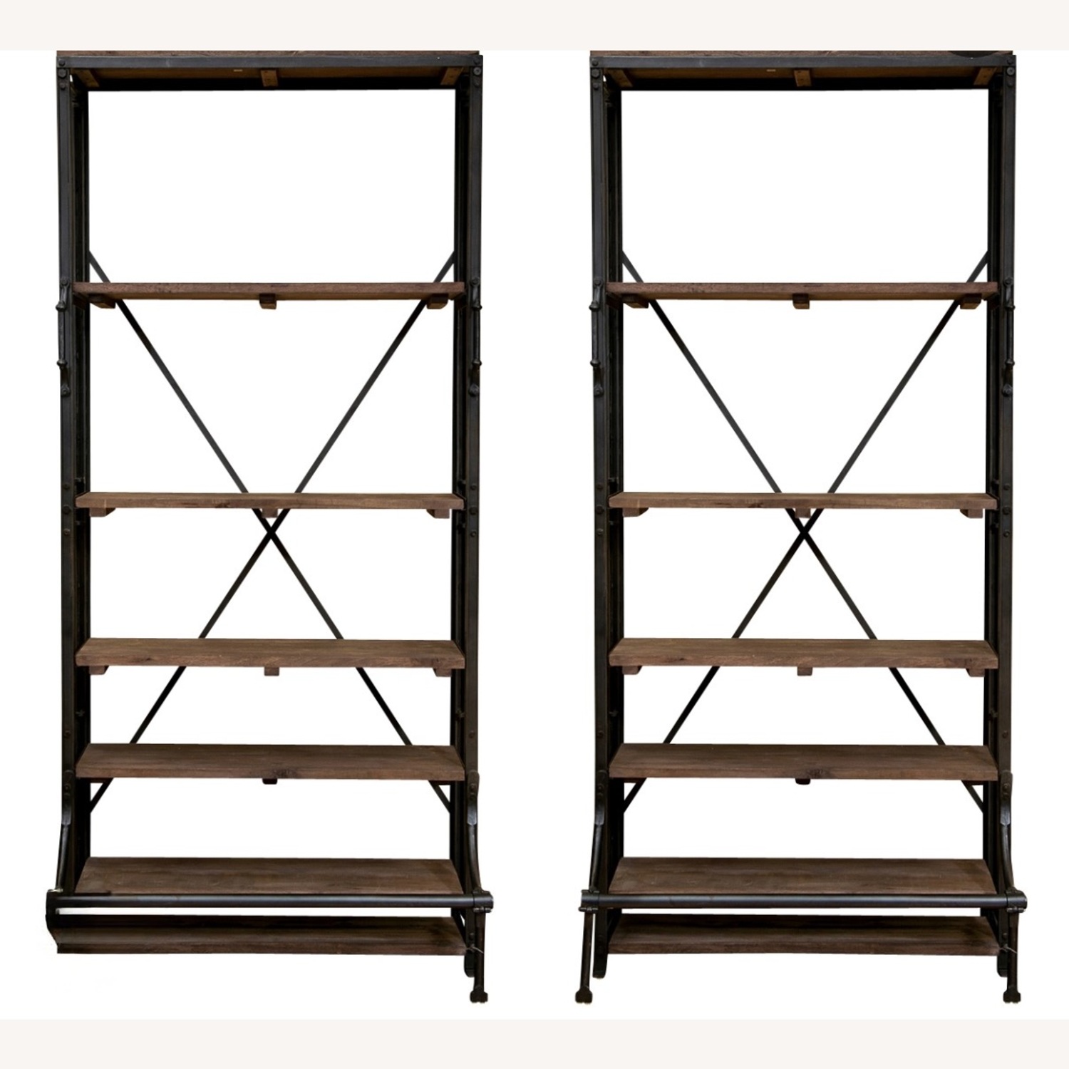 Restoration Hardware French Library Shelves - image-1