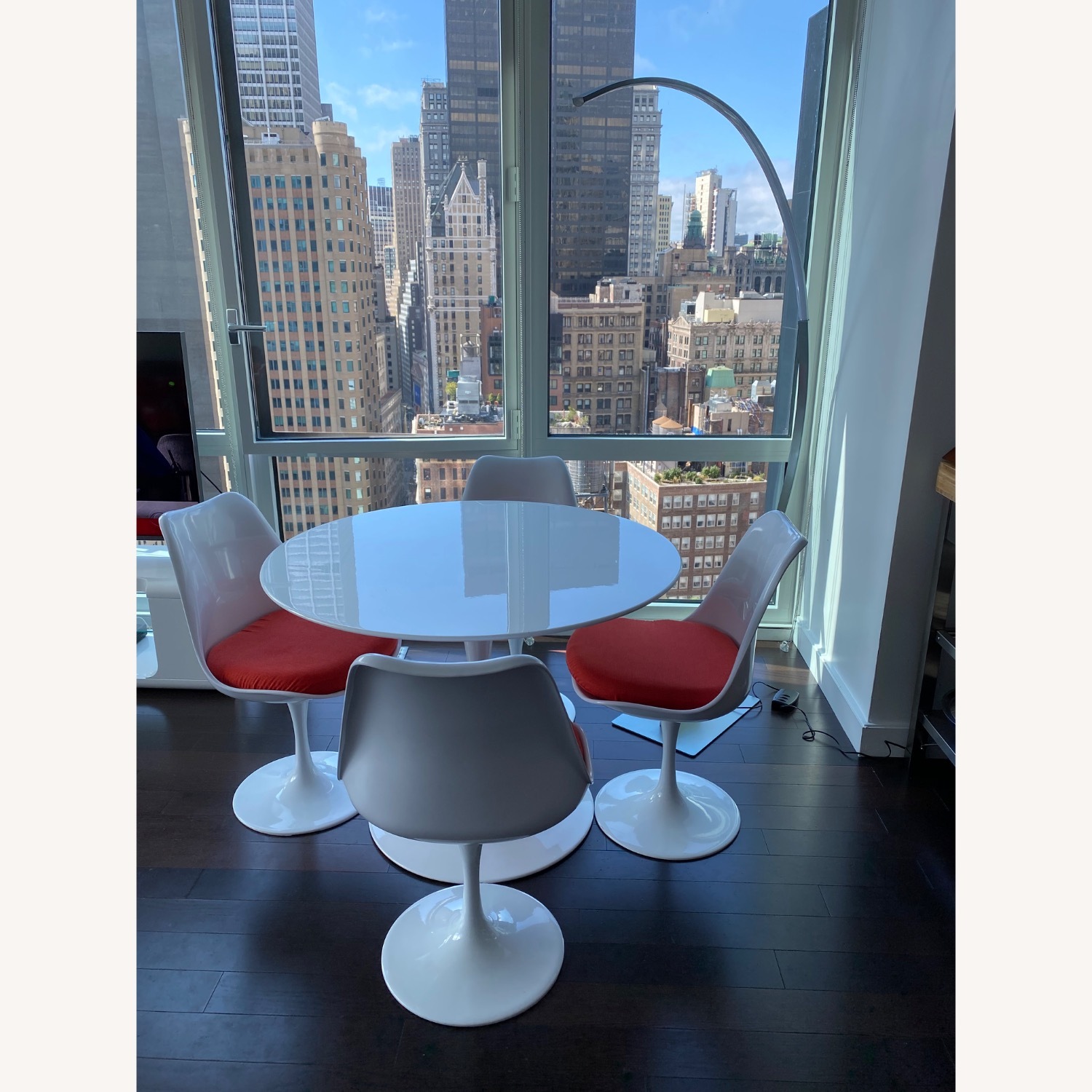 Tulip Table White Dining Table + Chairs - image-2