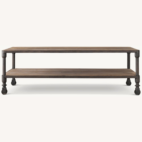 Used Restoration Hardware Dutch Industrial Coffee Table for sale on AptDeco