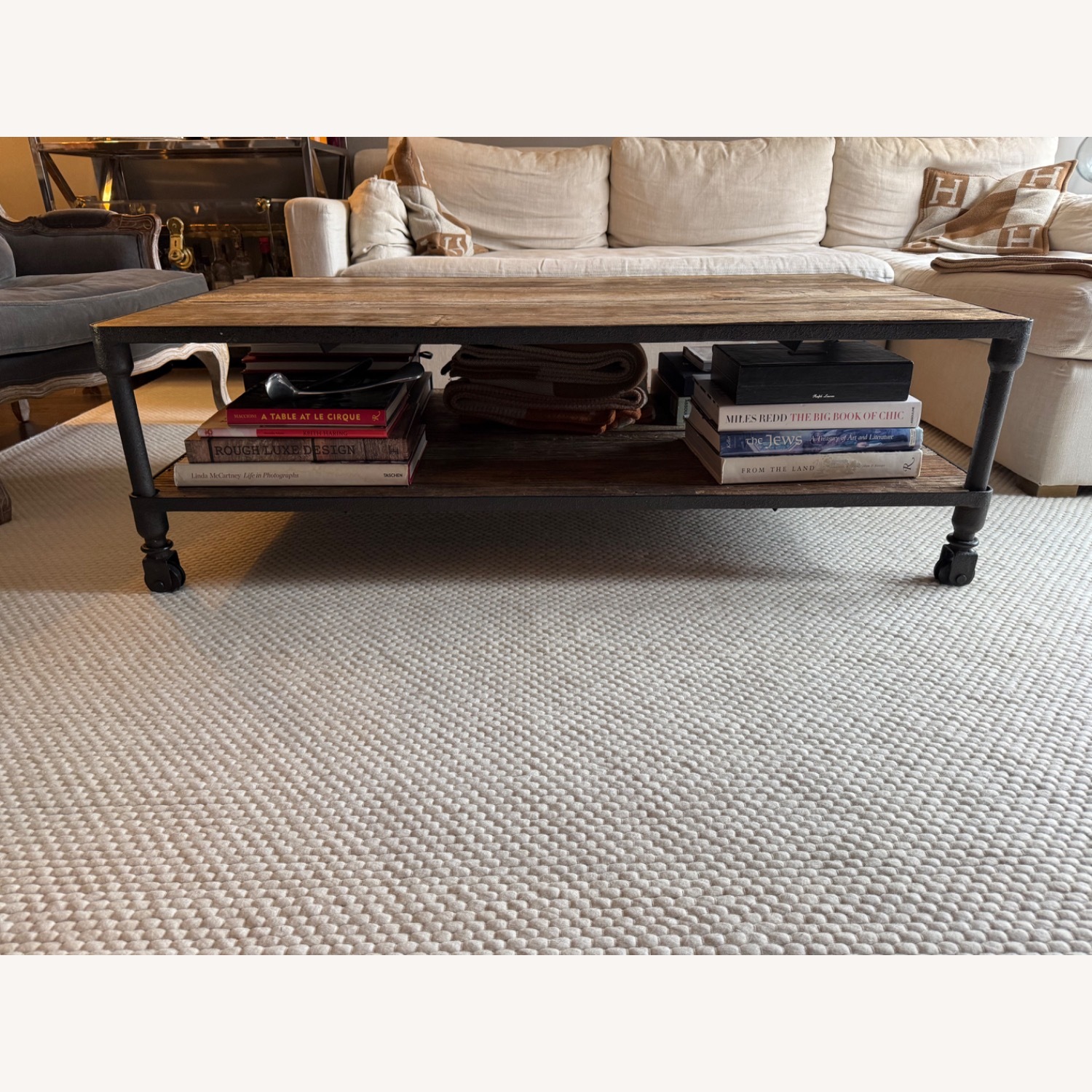 Restoration Hardware Dutch Industrial Coffee Table - image-3