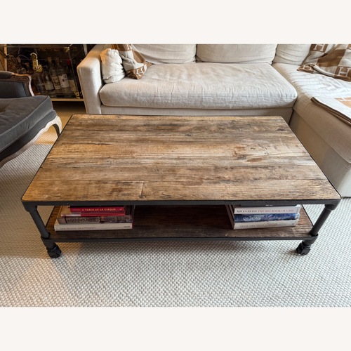 Used Restoration Hardware Dutch Industrial Coffee Table for sale on AptDeco