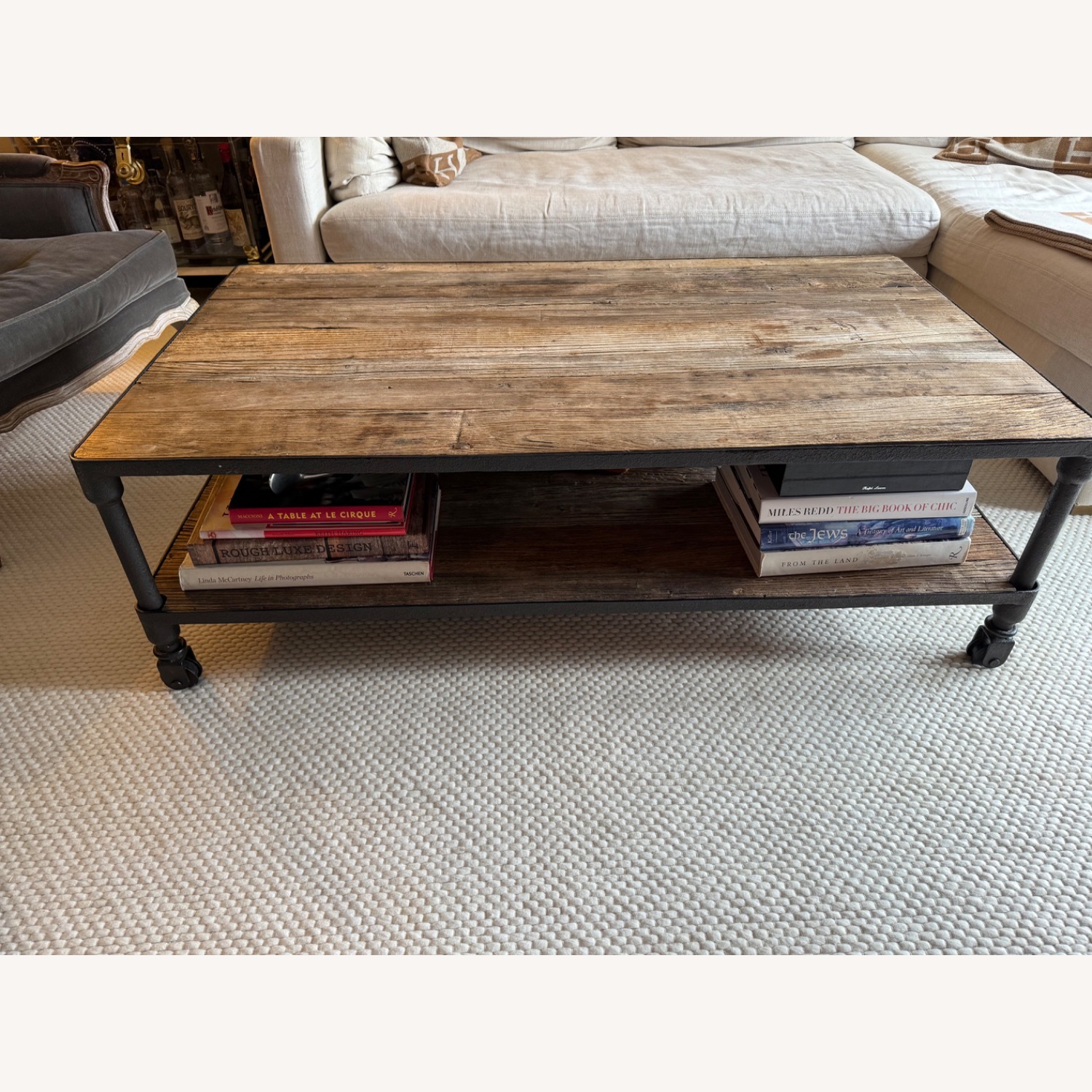 Restoration Hardware Dutch Industrial Coffee Table - image-2