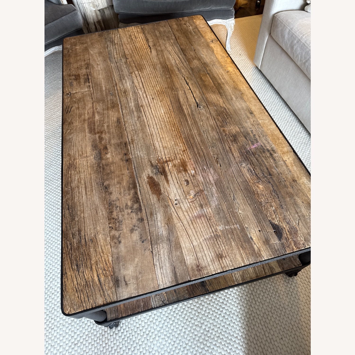 Restoration Hardware Dutch Industrial Coffee Table - image-5