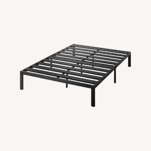 Used Wayfair Black Metal Cal King Bed Frame for sale on AptDeco