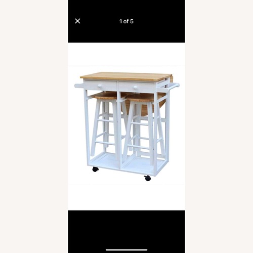 Used Kitchen Island With Stools for sale on AptDeco