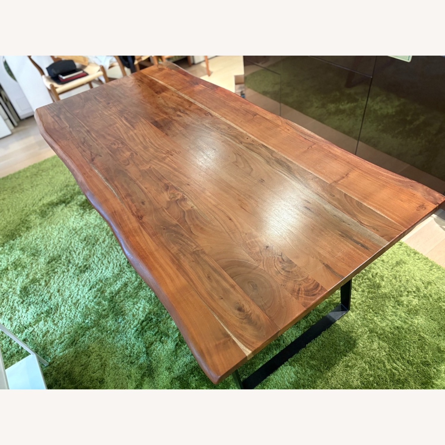 Live Edge Solid Wood Dining Table - image-3