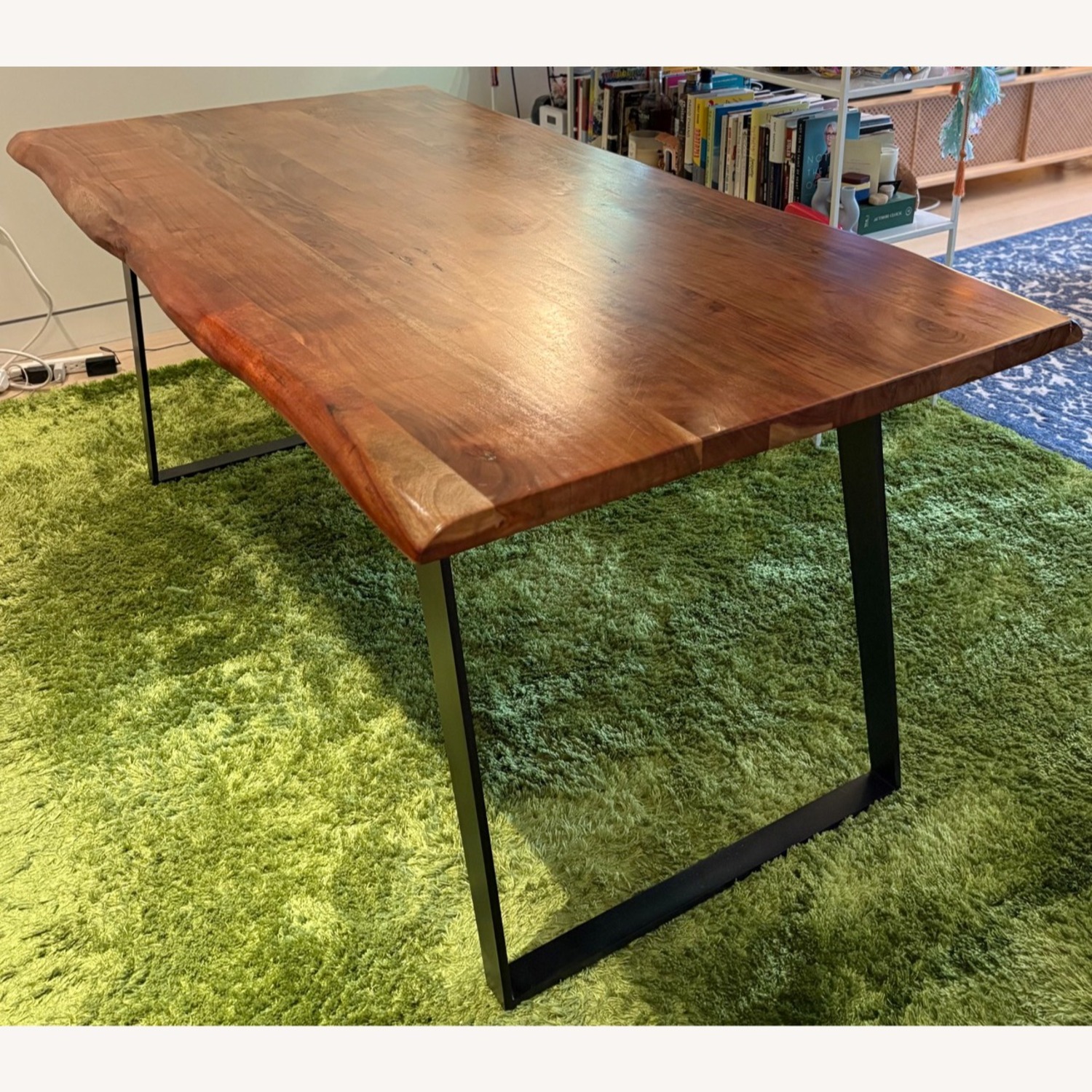 Live Edge Solid Wood Dining Table - image-2